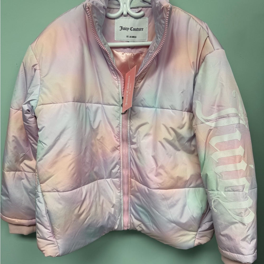 Juicy Couture Pink Puffer Jacket